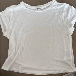 Reformation Classic White Short Sleeve Tee